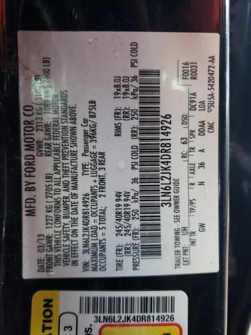 3LN6L2JK4DR814926 Lincoln MKZ