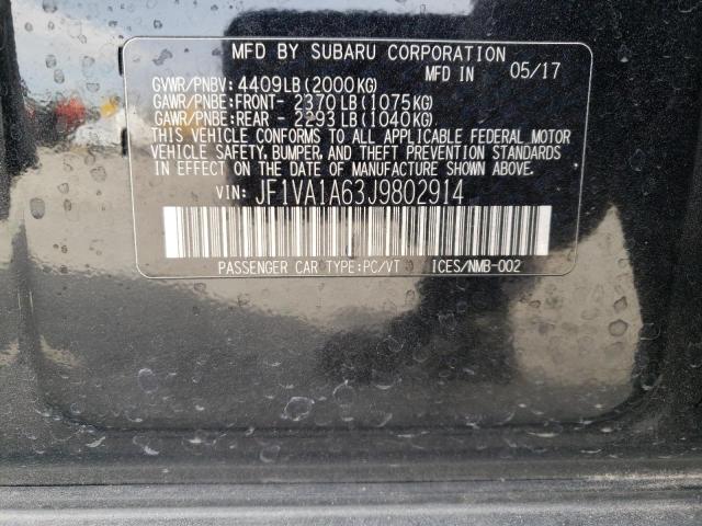 JF1VA1A63J9802914 Subaru WRX