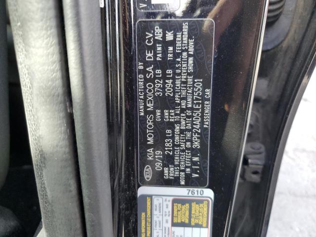 3KPF24AD5LE175501 KIA FORTE FE