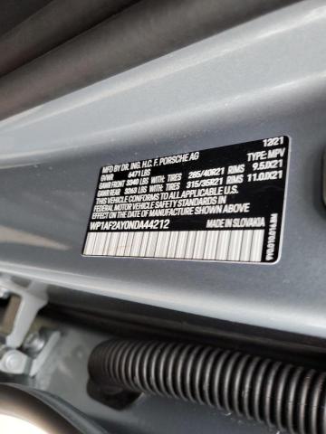 2022 PORSCHE CAYENNE TU - WP1AF2AY0NDA44212