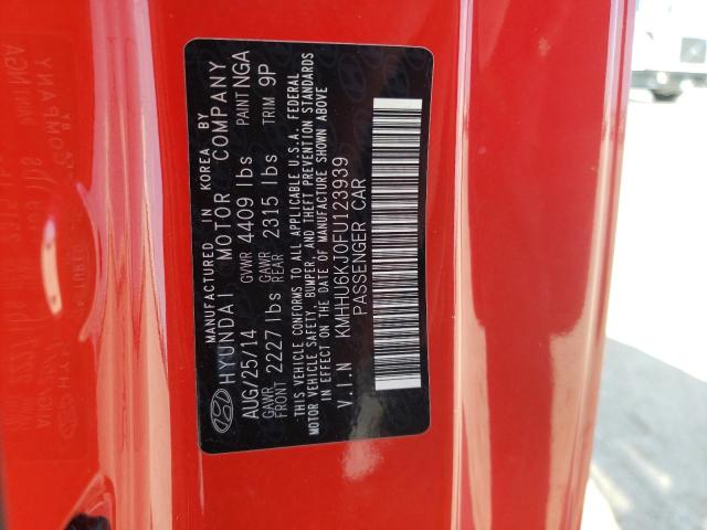 2015 HYUNDAI GENESIS CO - KMHHU6KJ0FU123939