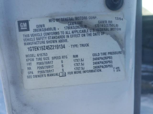 1GTEK19Z45Z219134 GMC Sierra