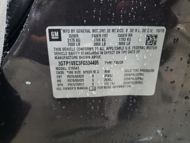 3GTP1VEC3FG534495 GMC Sierra C1500 Slt