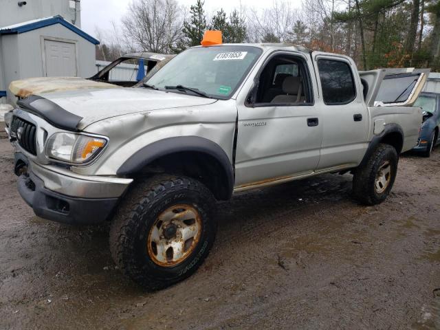 Salvage cars for sale from Copart Lyman, ME: 2004 Toyota Tacoma Double Cab