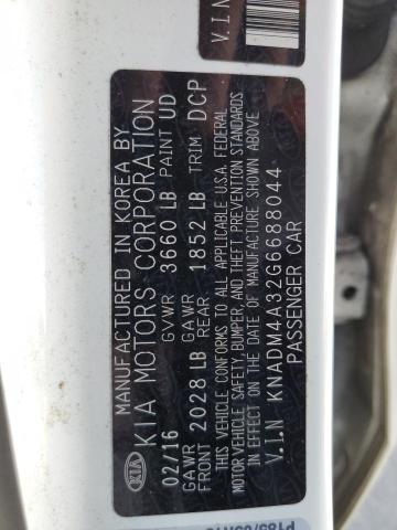 KNADM4A32G6688044 KIA Rio
