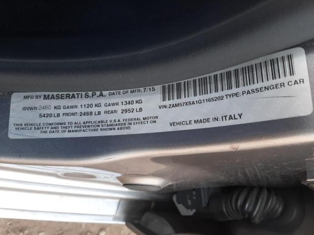 ZAM57XSA1G1165202 Maserati Ghibli