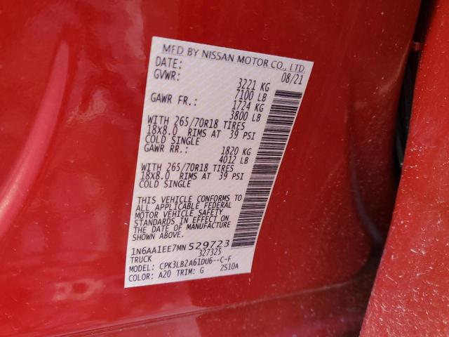 2021 NISSAN TITAN S - 1N6AA1EE7MN529723