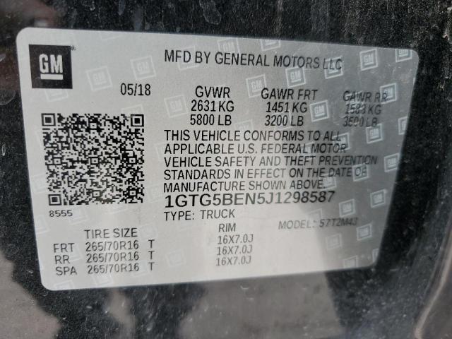 2018 GMC CANYON - 1GTG5BEN5J1298587