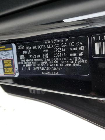 2019 KIA FORTE GT L - 3KPF34AD4KE044975