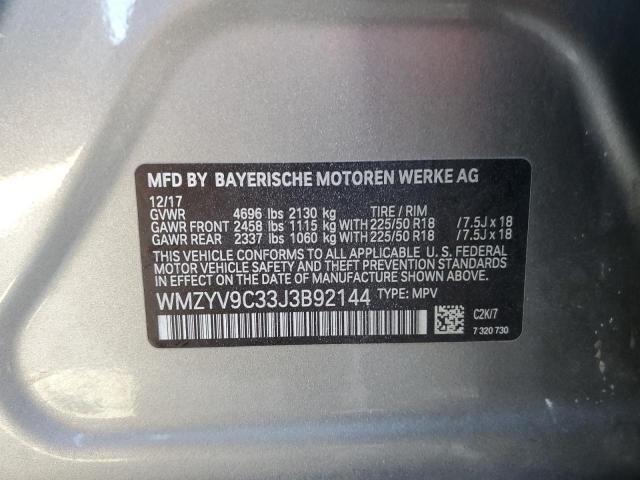 WMZYV9C33J3B92144 Mini Cooper Jcw Countryman All4