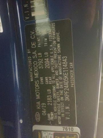 2019 KIA FORTE FE - 3KPF24AD5KE114843