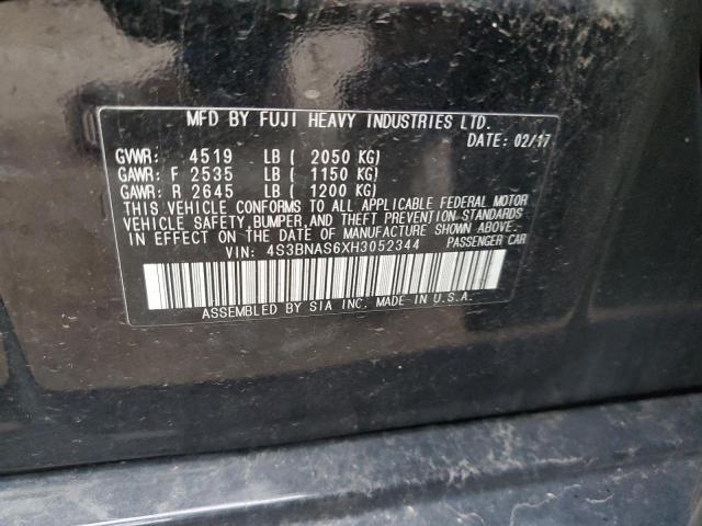 4S3BNAS6XH3052344 Subaru Legacy Sport