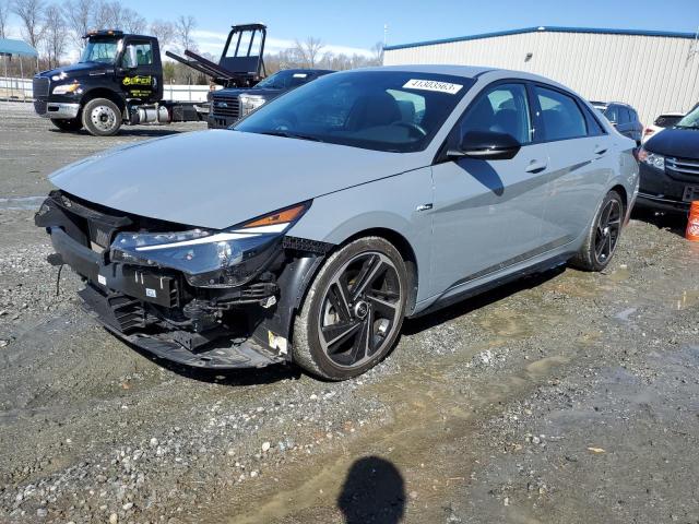 2021 HYUNDAI ELANTRA N - KMHLR4AFXMU112540