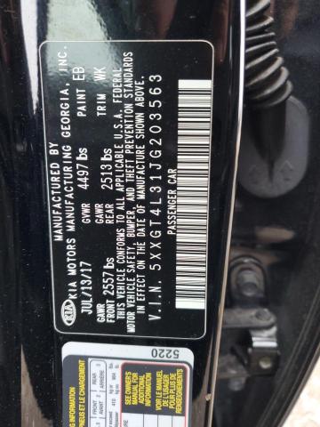 5XXGT4L31JG203563 KIA Optima Lx