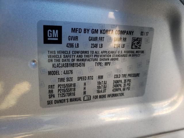 2017 BUICK ENCORE PRE - KL4CJASB1HB154516