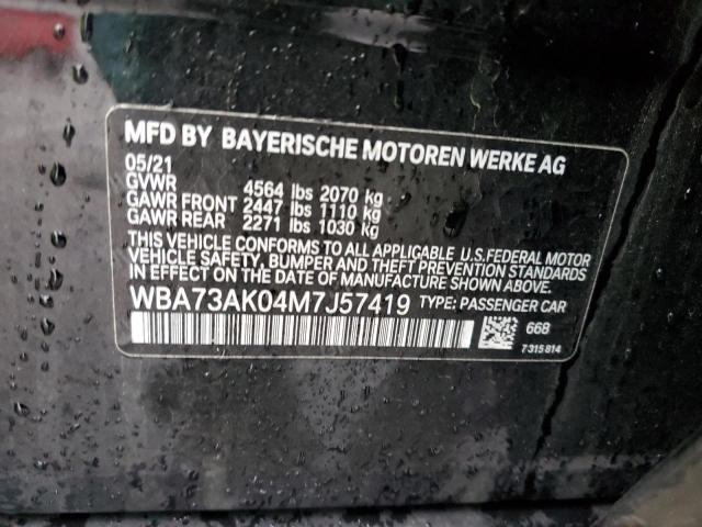 2021 BMW 228XI - WBA73AK04M7J57419