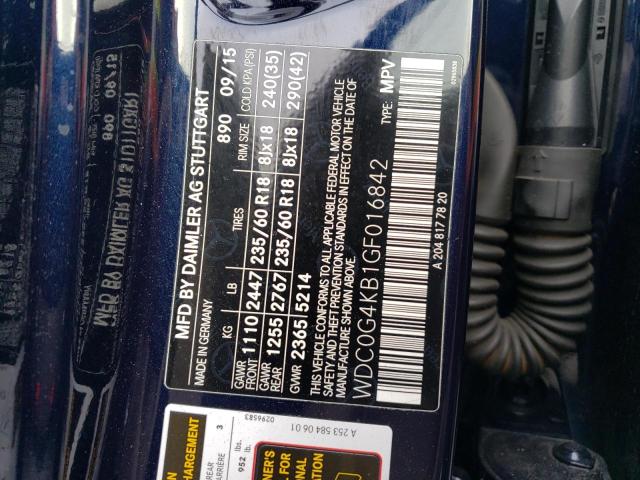 2016 MERCEDES-BENZ GLC 300 4M - WDC0G4KB1GF016842