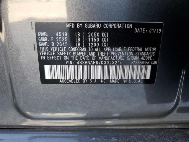 4S3BNAF67K3023210 Subaru Legacy 2.5i Premium