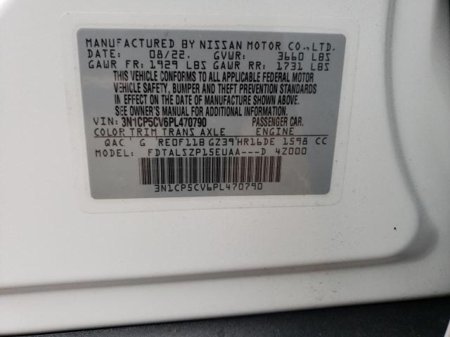 2023 NISSAN KICKS SV - 3N1CP5CV6PL470790