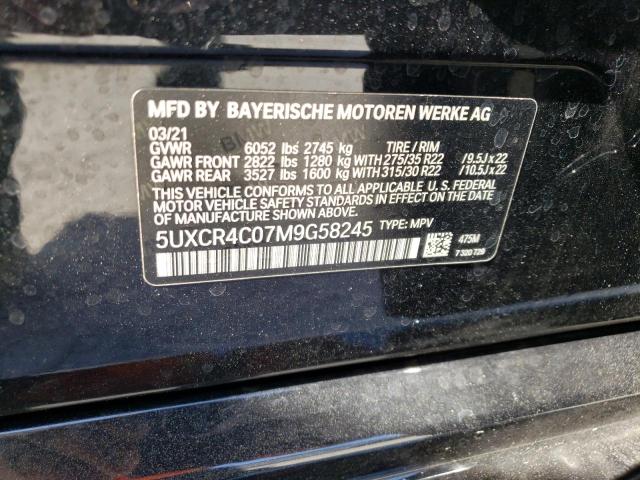 2021 BMW X5 SDRIVE - 5UXCR4C07M9G58245