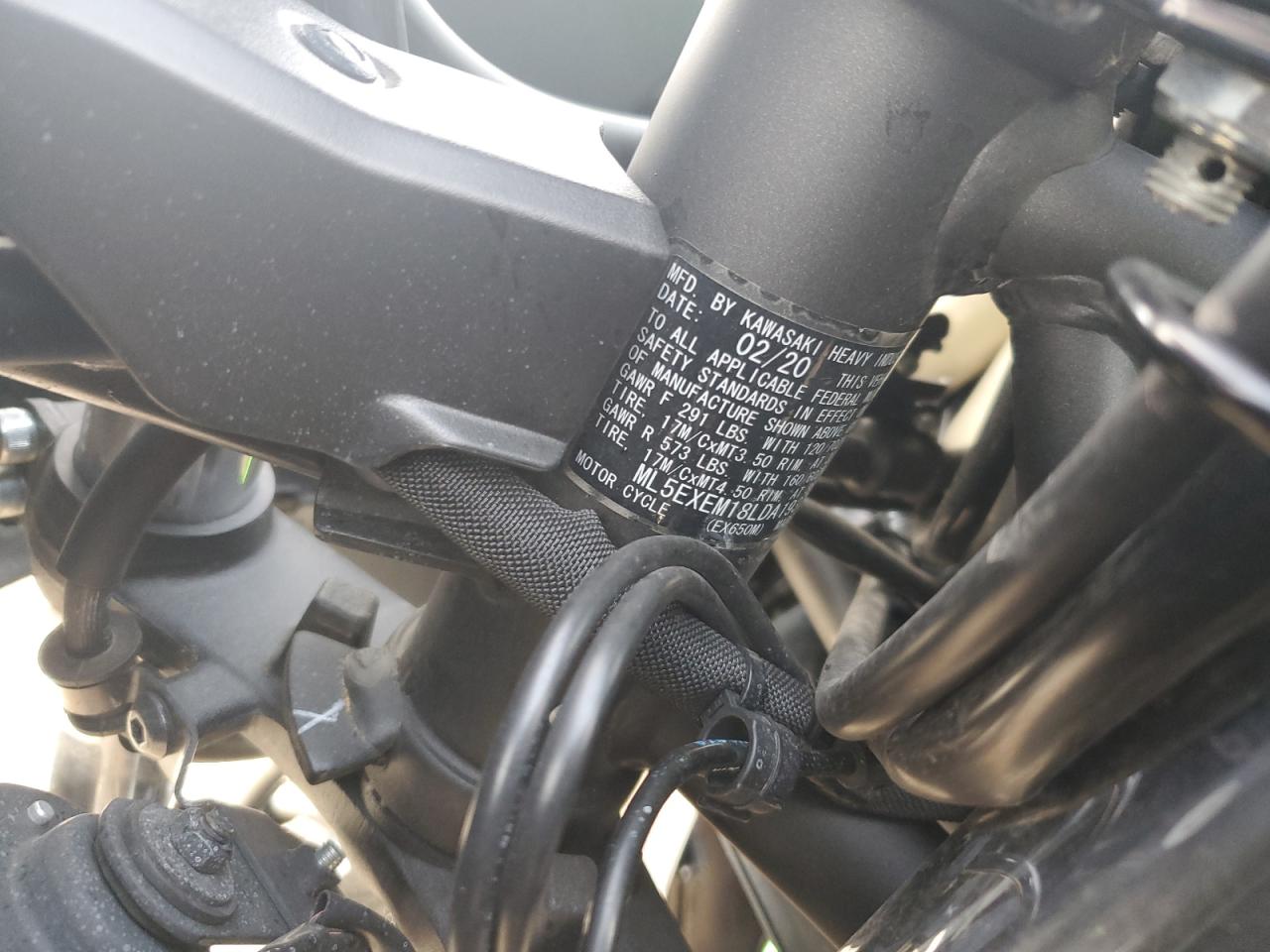 ML5EXEM18LDA19374 KAWASAKI EX650 M 2020