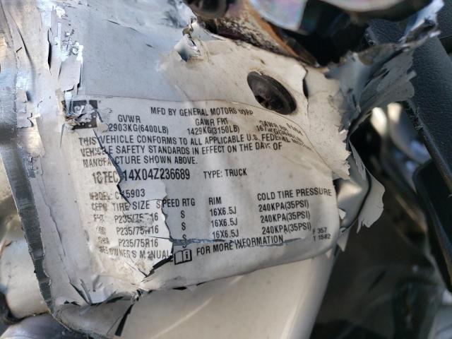 1GTEC14X04Z236689 GMC New Sierra C1500