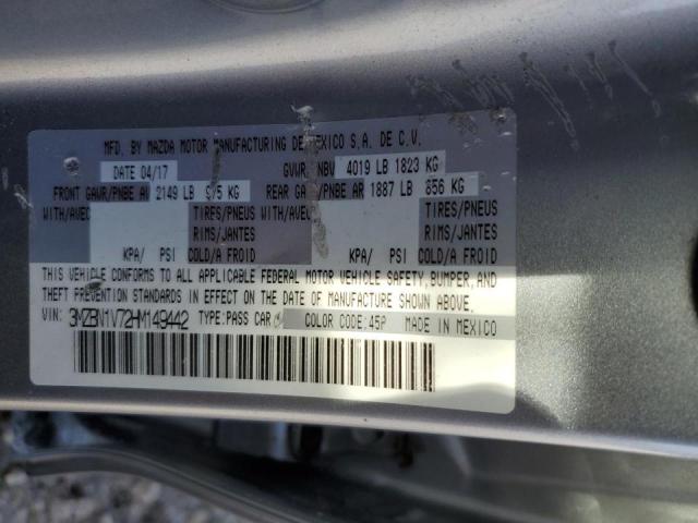 2017 MAZDA 3 TOURING - 3MZBN1V72HM149442