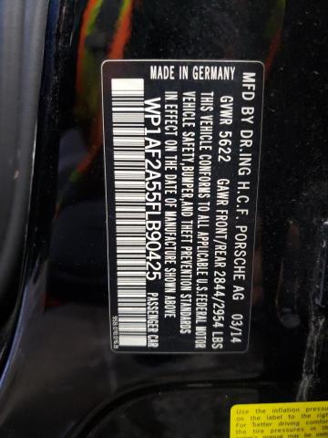 2015 PORSCHE MACAN TURB - WP1AF2A55FLB90425