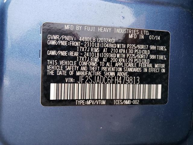 JF2SJADC6FH479813 Subaru Forester 2.5i Premium