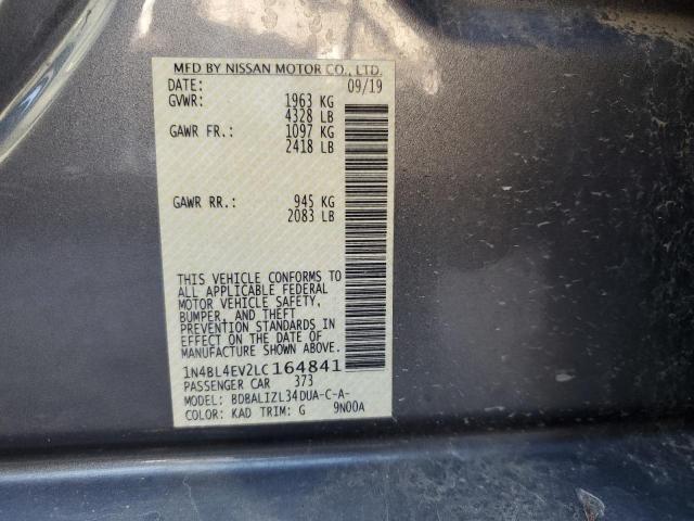 2020 NISSAN ALTIMA SL - 1N4BL4EV2LC164841