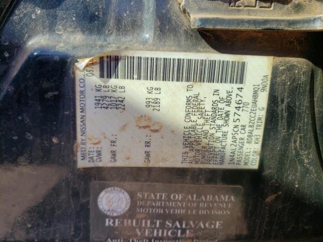 1N4AL2AP5CN574674 Nissan Altima Base