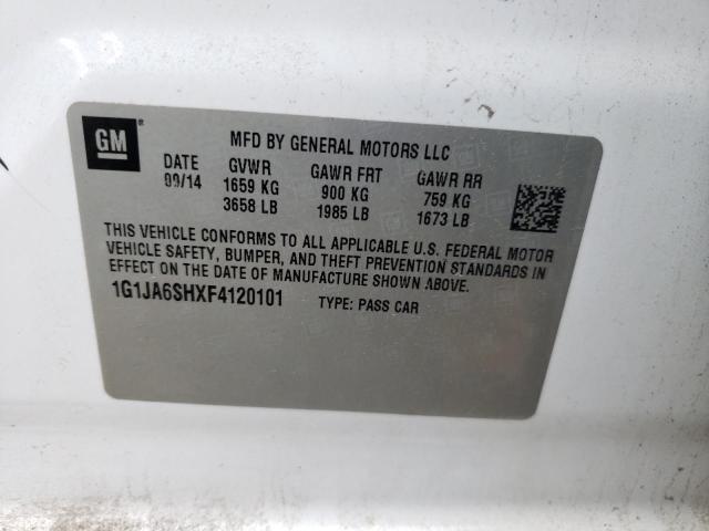 2015 CHEVROLET SONIC LS 1G1JA6SHXF4120101