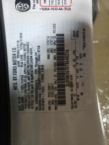 3LNHM26T07R640316 Lincoln MKZ