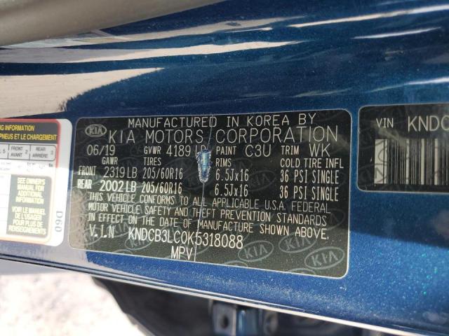 KNDCB3LC0K5318088 KIA NIRO FE