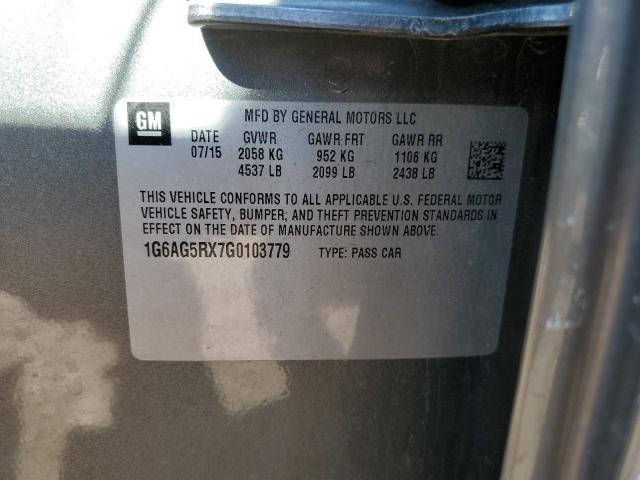 1G6AG5RX7G0103779 Cadillac ATS