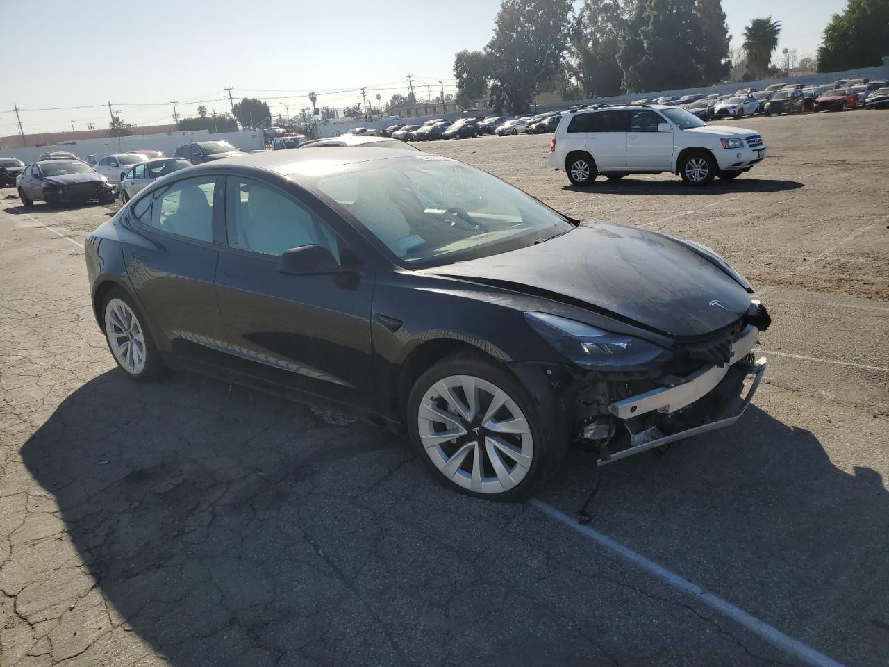 Lot #2991213116 2021 TESLA MODEL 3