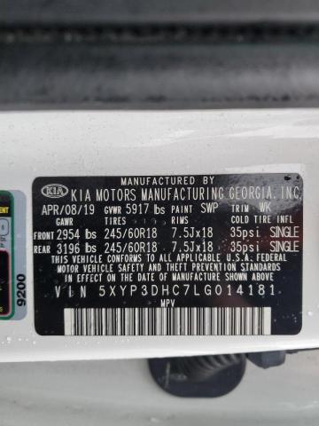 5XYP3DHC7LG014181 KIA Telluride Ex