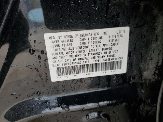 2016 ACURA ILX BASE W - 19UDE2F31GA015435