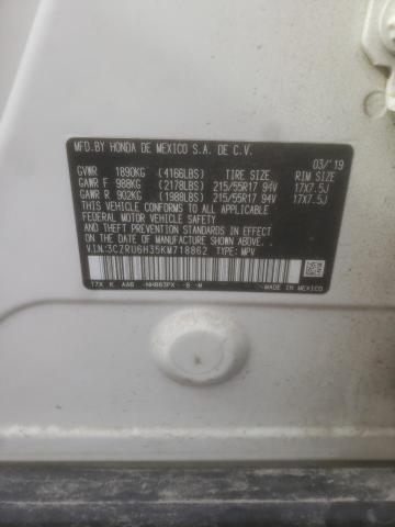 2019 HONDA HR-V LX 3CZRU6H35KM718862