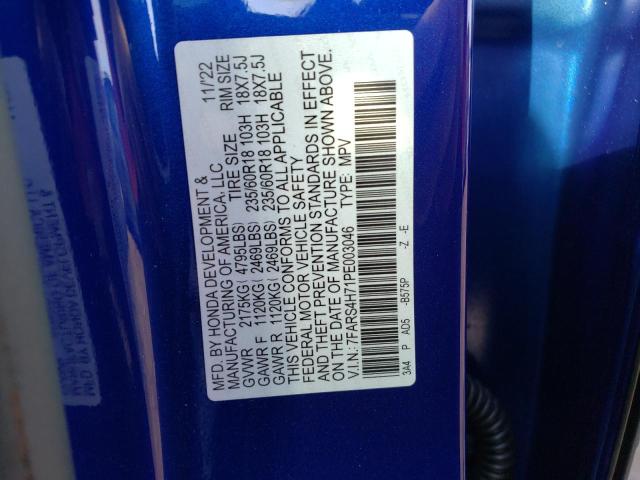 2023 HONDA CR-V EXL - 7FARS4H71PE003046