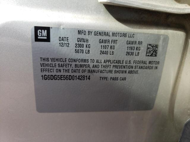 1G6DG5E56D0142814 Cadillac CTS