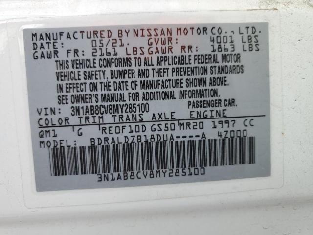 2021 NISSAN SENTRA SV 3N1AB8CV8MY285100