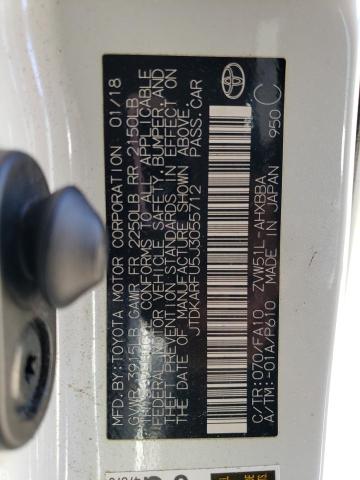 2018 TOYOTA PRIUS JTDKARFU5J3055712