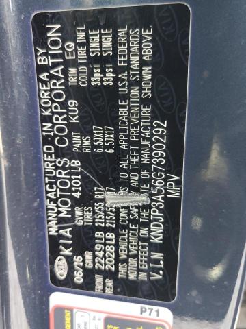 2016 KIA SOUL - KNDJP3A56G7390292
