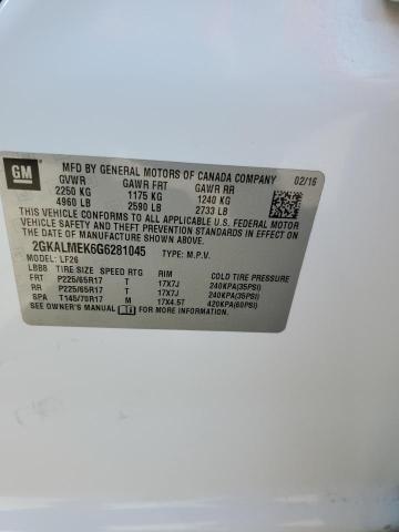 2GKALMEK6G6281045 GMC Terrain Sle