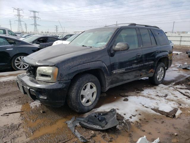 Chevrolet Trailblazer salvage cars for sale: 2002 Chevrolet Trailblazer