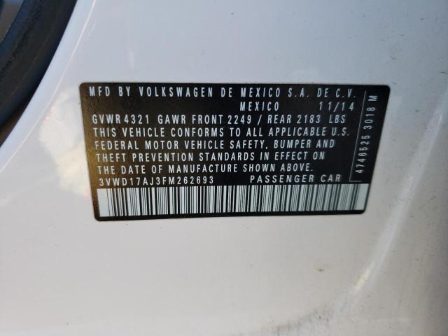 2015 VOLKSWAGEN JETTA SE - 3VWD17AJ3FM262693