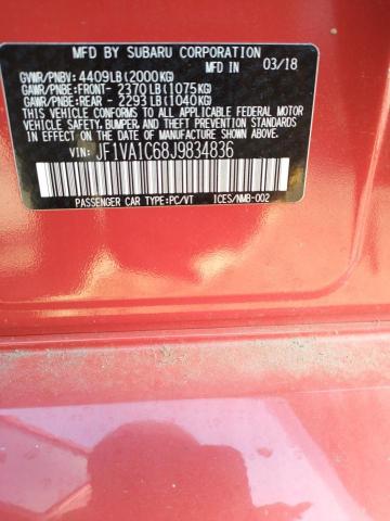 JF1VA1C68J9834836 Subaru Wrx Premium