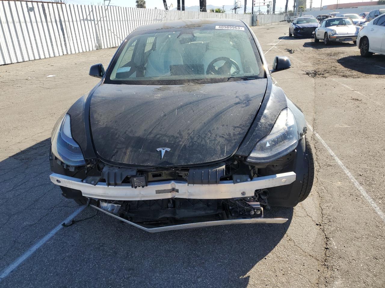 Lot #2991213116 2021 TESLA MODEL 3