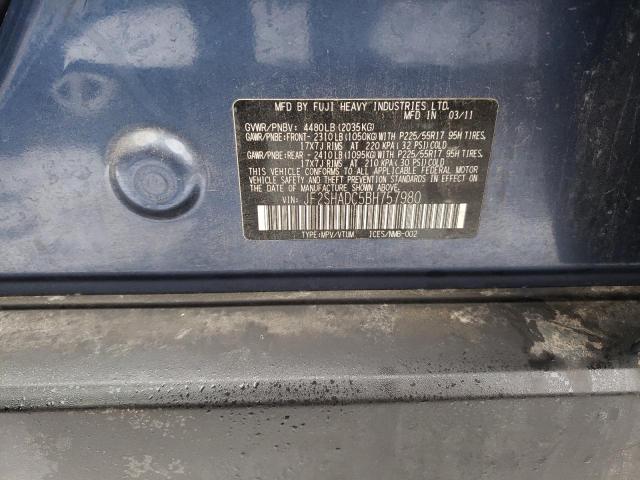 JF2SHADC5BH757980 Subaru Forester 2.5x Premium